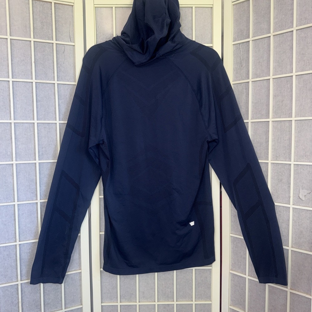 Mack Weldon 18-Hour Athletic Vented Moisture Wicking Jersey Hoodie Size Medium - Picture 2 of 11